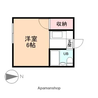 あいりん荘【101号室】の間取り
