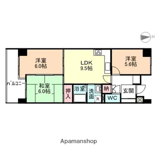 セントラルパレス【702号室】の間取り