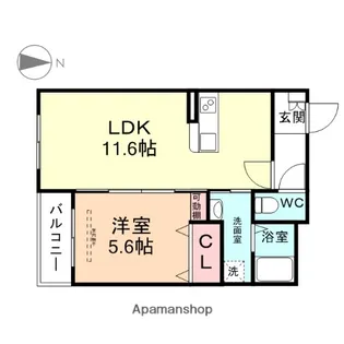 ハートフルブリーゼ【1階】の間取り