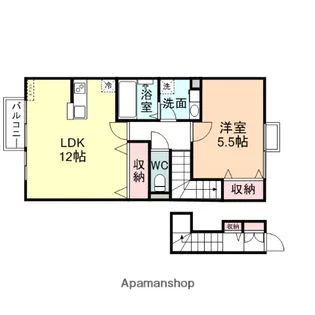 PLAZA下轡田【2階】の間取り