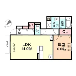 DーROOM本郷新 A【1階】の間取り
