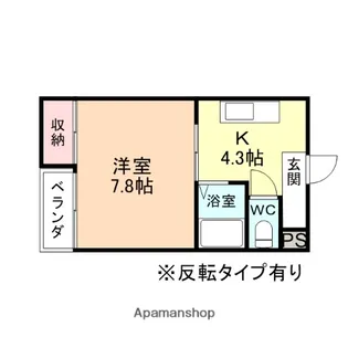 ハーモニー【105号室】の間取り