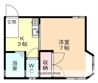 アルテハイツ寺町【203号室】の間取り