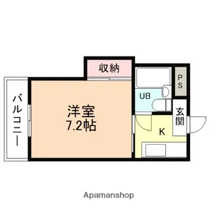 ラフィネ東町【2階】の間取り