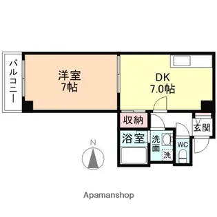 リュミエ白銀【2階】の間取り
