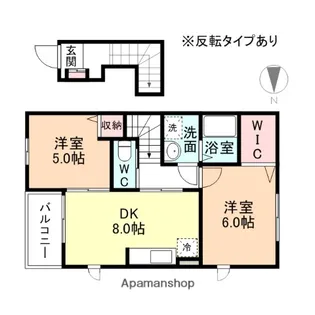 プラートⅠ【202号室】の間取り