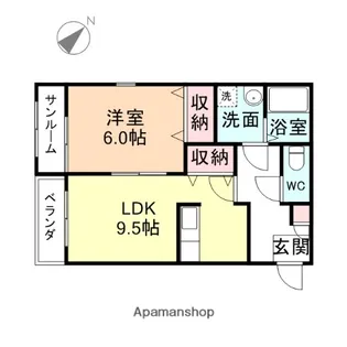 コーセーコーポⅠ【2階】の間取り