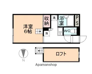 スカイコーポ善光寺【203号室】の間取り