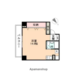 ティ・ビレッジ【305号室】の間取り