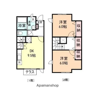 エピナール【1階】の間取り