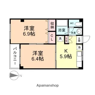 ドリーム アヴェニュー【1階】の間取り