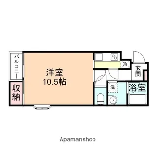 富山県高岡市京田【マンション】の間取り