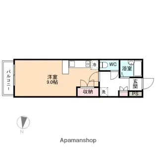 モア・アペックス美原町【202号室】の間取り