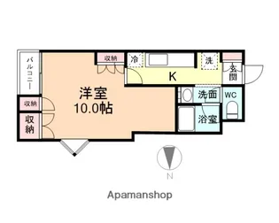 サンゴール上関【305号室】の間取り