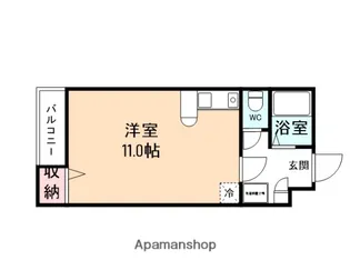 レクリオ上関【302号室】の間取り