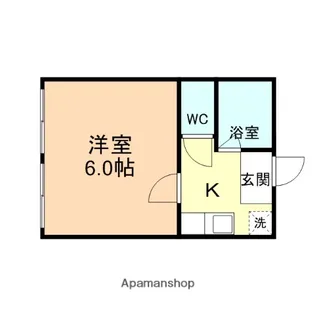 パームトップ本町【2階】の間取り