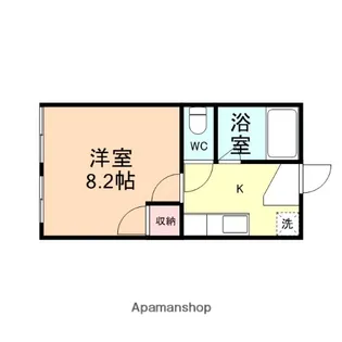 パームトップ本町【2階】の間取り