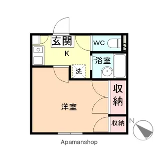 リベルタ【203号室】の間取り