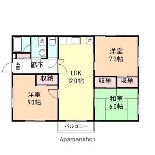 REGALIA Ⅱ【2階】の間取り