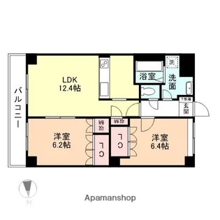 74ビル【2階】の間取り