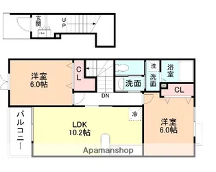 メゾン・アネックス A棟【202号室】の間取り