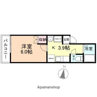 サンハイツ・アライ【2階】の間取り