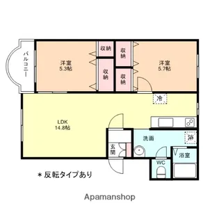 メゾンM【2階】の間取り