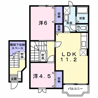 アンセリア【2階】の間取り