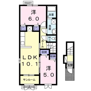 レオン ステラ【2階】の間取り