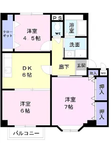 スプリングタクトⅡ【2階】の間取り