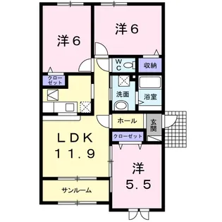 ラブリー【1階】の間取り