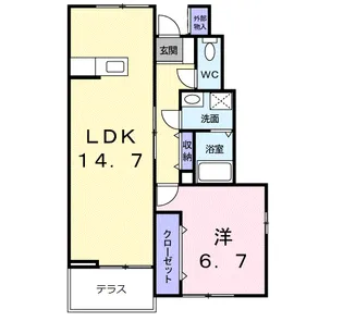 アルティプラーノⅠ【1階】の間取り