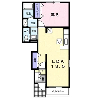 アルバ Ⅰ【1階】の間取り