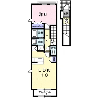 ZEKOO S【2階】の間取り