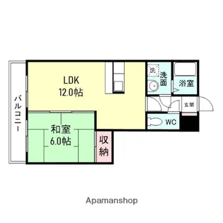 サンライトイン砺波【304号室】の間取り