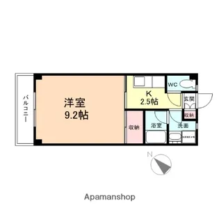 メゾン・ド・ポーラ【2階】の間取り