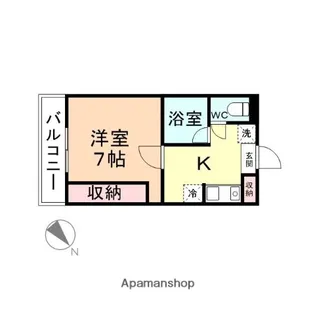 プリンスマンション【1階】の間取り