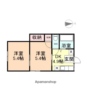 コーポラスゴトウ【2階】の間取り