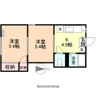 コーポラスゴトウ【2階】の間取り
