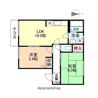フレグランス福野【2階】の間取り