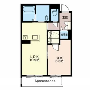 アンビエラ杉木【2階】の間取り