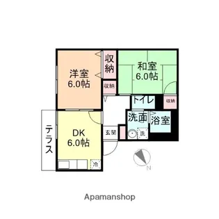 メゾン・ヴィヴァン【1階】の間取り
