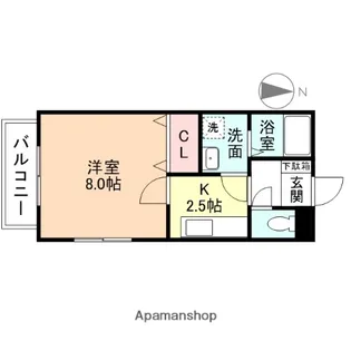 オールージュ【2階】の間取り
