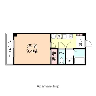 クレセント津沢【202号室】の間取り
