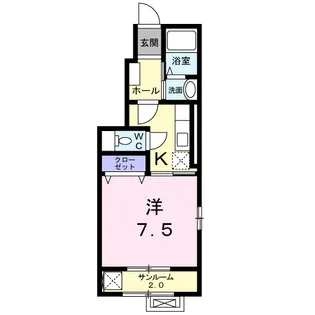 グラース Ⅳ【1階】の間取り