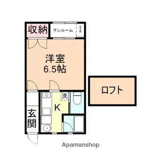 クラフトハウス木津【201号室】の間取り