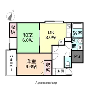 ステイツマンション泉町【3階】の間取り