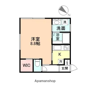 LUNA江尻【102号室】の間取り