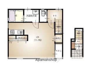 D−BOX博労本町【201号室】の間取り