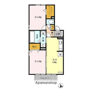 アースピア A【102号室】の間取り